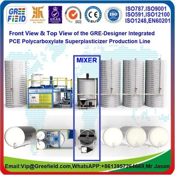 PCE.PolycarboxylateSuperplasticizerLiquidProdictionLine.MachineStructureDesignViews Plan.GRE-DUx10HBQ-Greefield4