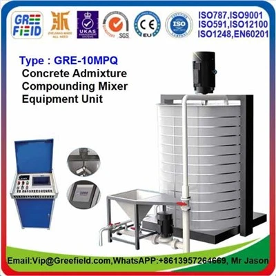 10MPQ Concrete Admixture Compounding Mixer Machine GRE-10MPQ